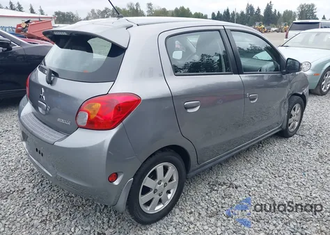 2015 Mitsubishi Mirage Es/Rf z USA, uszkodzony, nr VIN ML32A4HJXFH056843